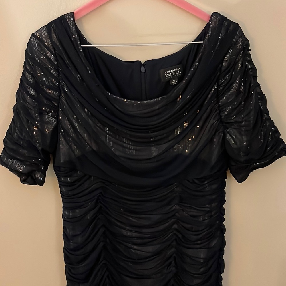Adrianna Papell sequin dress